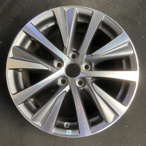 17" LEXUS ES250 21 17x7.5 Original OEM Wheel Rim - MACHINED GREY - Additional View