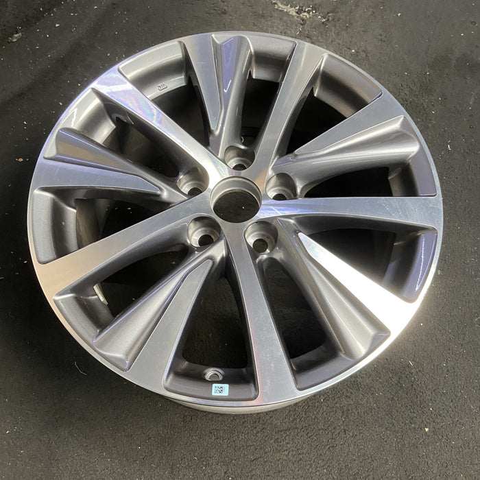17" LEXUS ES250 21 17x7.5 Original OEM Wheel Rim - MACHINED GREY - View 7