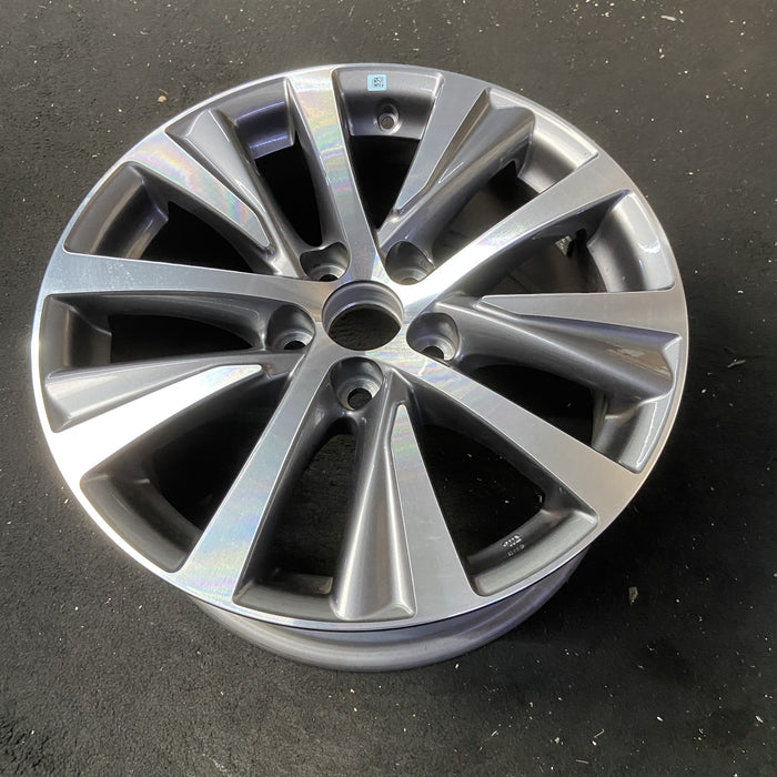 17" LEXUS ES250 21 17x7.5 Original OEM Wheel Rim - MACHINED GREY - View 8