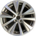 17" LEXUS ES250 21 17x7.5 Original OEM Wheel Rim - MACHINED GREY - Front View