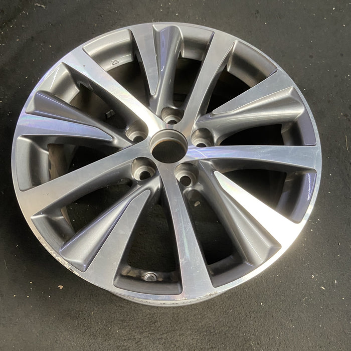 17" LEXUS ES250 21 17x7.5 Original OEM Wheel Rim - MACHINED GREY - View 7