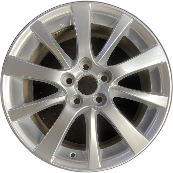 17" LEXUS IS250 10-13 17x8 , , 5 raised 5 lowered Original OEM Wheel Rim - Front View