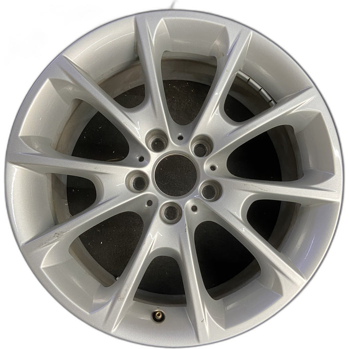 18" BMW 320i 12-13 , 18x8.5 , , V spoke Original OEM Wheel Rim - Front View