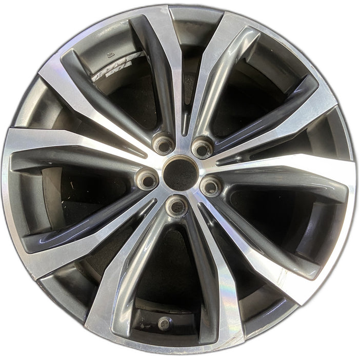 20" LEXUS RX350 16-19 20x8 , 10 spoke, V spoke Original OEM Wheel Rim - - Front View