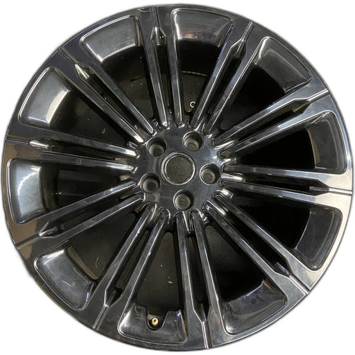 23" RANGE ROVER 22 , 23x9.5, 10 spoke, double spoke, Original OEM Wheel Rim - - Front View