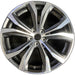 20" LEXUS RX350 16-19 20x8 , 10 spoke, V spoke Original OEM Wheel Rim - - Front View