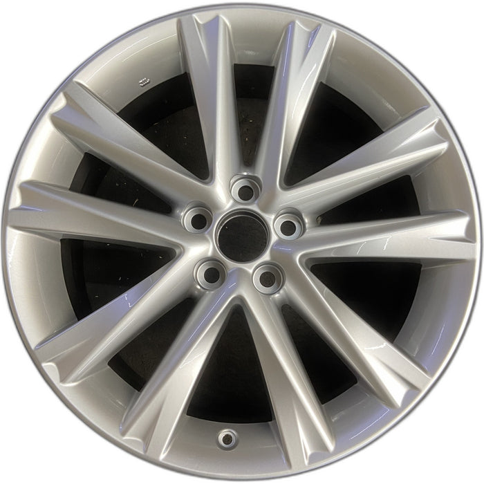 19" LEXUS RX350 13-15 19x7.5 , 5 twin spoke, Original OEM Wheel Rim - HYPER - Front View