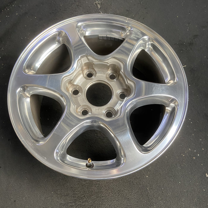17" SIERRA 1500 PICKUP 01 17x7.5 , fully Original OEM Wheel Rim - POLISHED - View 7