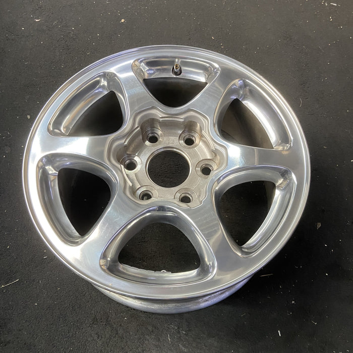 17" SIERRA 1500 PICKUP 01 17x7.5 , fully Original OEM Wheel Rim - POLISHED - View 8