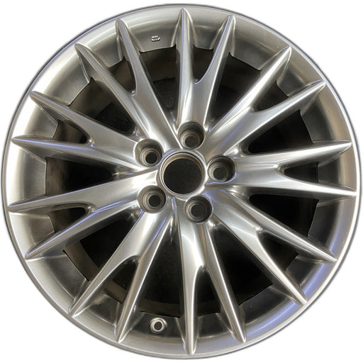 18" LEXUS GS350 13 18x8 , 9 twin spoke Original OEM Wheel Rim - Front View