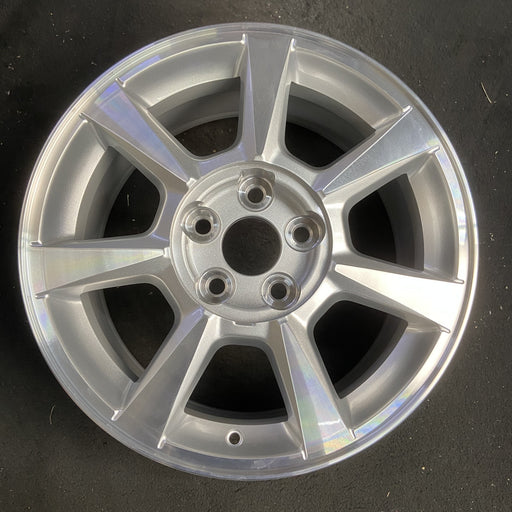 17" CTS 08 17x8 , , Original OEM Wheel Rim - MACHINED SILVER - Additional View