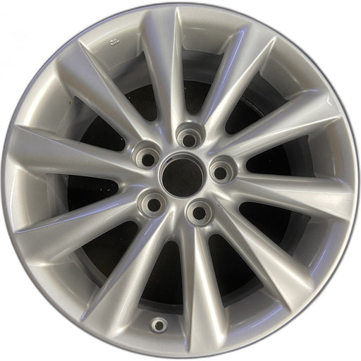 17" LEXUS IS250 09 17x8 , w/o Original OEM Wheel Rim - SILVER - Front View