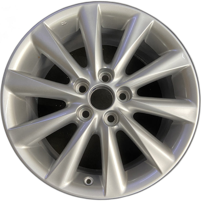 17" LEXUS IS250 09 17x8 , w/o Original OEM Wheel Rim - SILVER - Front View