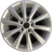 17" LEXUS IS250 09 17x8 , w/o Original OEM Wheel Rim - SILVER - Front View