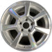 17" CTS 08 17x8 , , Original OEM Wheel Rim - MACHINED SILVER - Front View