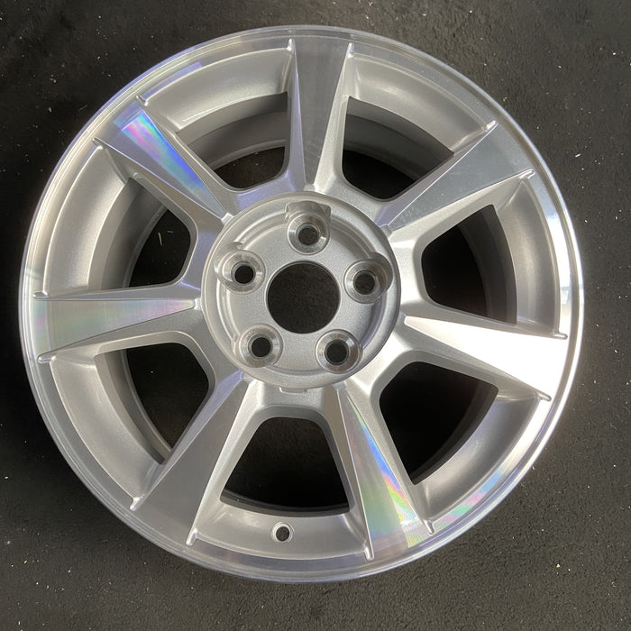 17" CTS 08 17x8 , , Original OEM Wheel Rim - MACHINED SILVER - Additional View