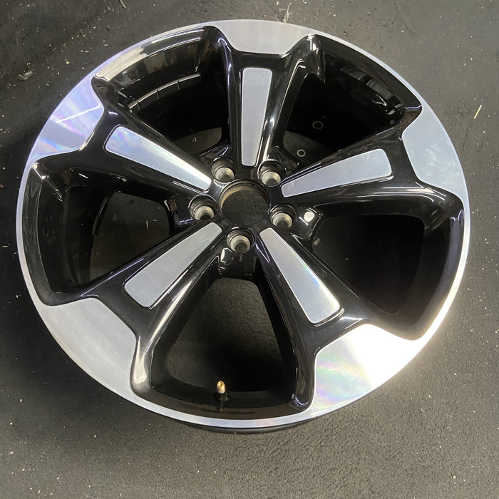 20" XC40 19-23 20x8 , solid spoke Original OEM Wheel Rim - MACHINED BLACK - View 7