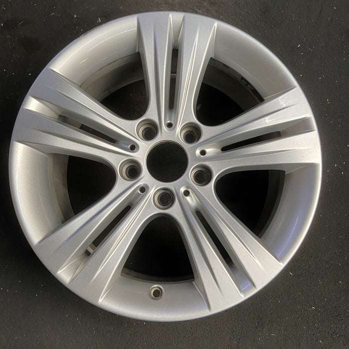 17" BMW 320i 12-13 , 17x7.5 , 5 spoke, double spoke Original OEM Wheel Rim - Additional View