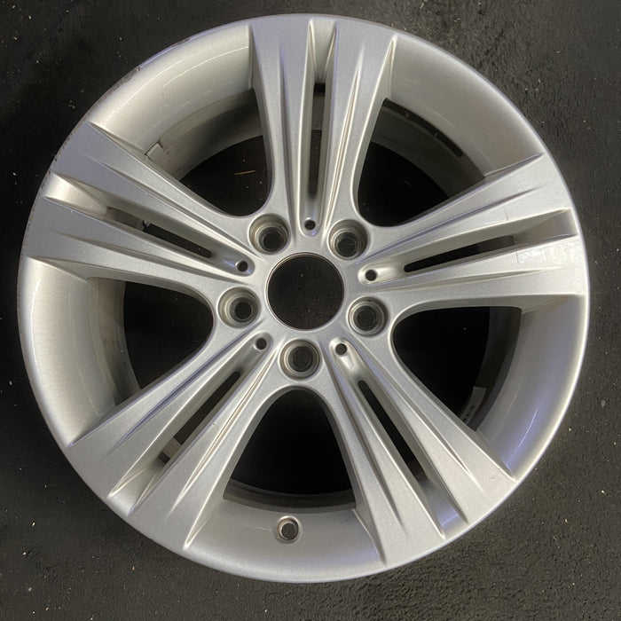 17" BMW 320i 12-13 , 17x7.5 , 5 spoke, double spoke Original OEM Wheel Rim - Additional View