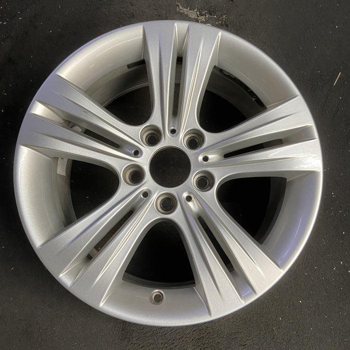 17" BMW 320i 12-13 , 17x7.5 , 5 spoke, double spoke Original OEM Wheel Rim - Additional View