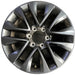 18" LEXUS GX460 17 , , split spoke , gunmetal Original OEM Wheel Rim - CHARCOAL - Front View