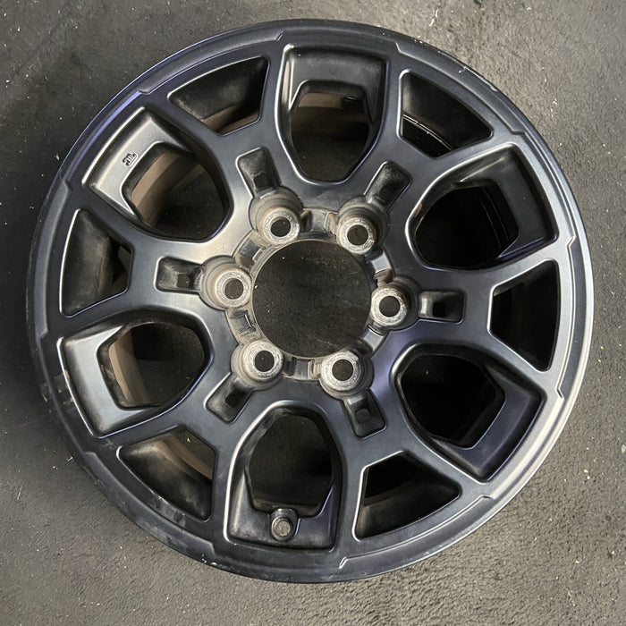 16" TACOMA 19 16x7, alloy, 6 spoke, D Spoke Original OEM Wheel Rim - BLACK - Additional View
