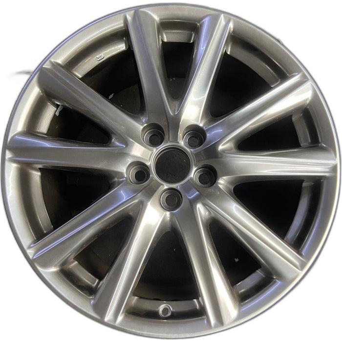 19" LEXUS GS350 13-14 19x9 , 10 spoke Original OEM Wheel Rim - Front View