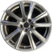 19" LEXUS GS350 13-14 19x9 , 10 spoke Original OEM Wheel Rim - Front View