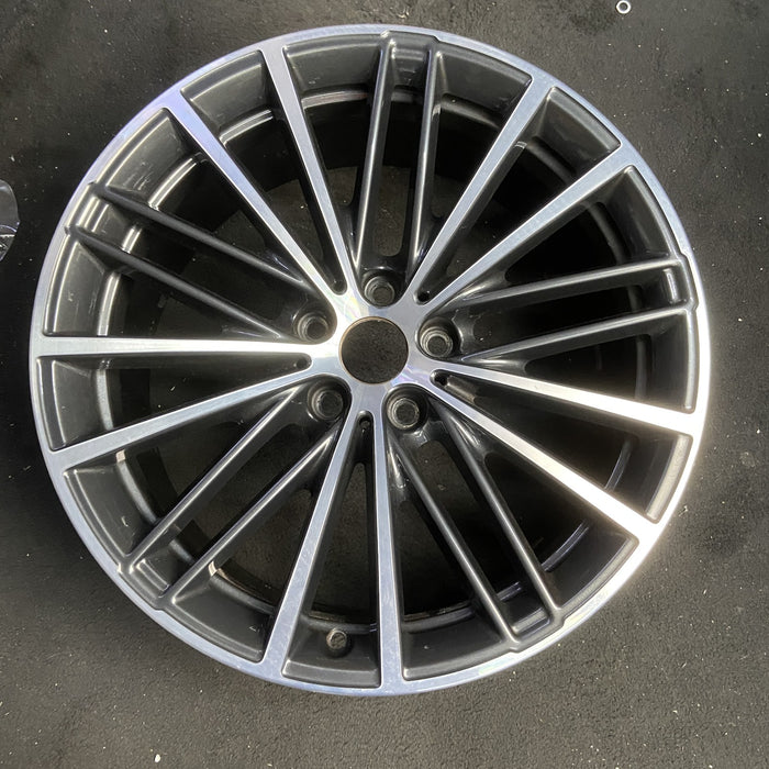 19" 530e 18-20 19x8, 20 spoke Original OEM Wheel Rim - MACHINED CHARCOAL - Additional View