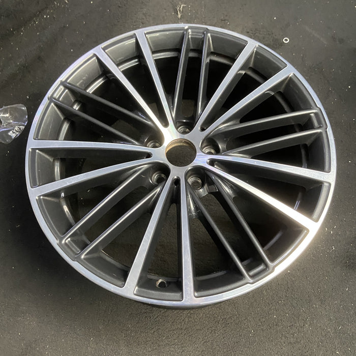 19" 530e 18-20 19x8, 20 spoke Original OEM Wheel Rim - MACHINED CHARCOAL - View 7