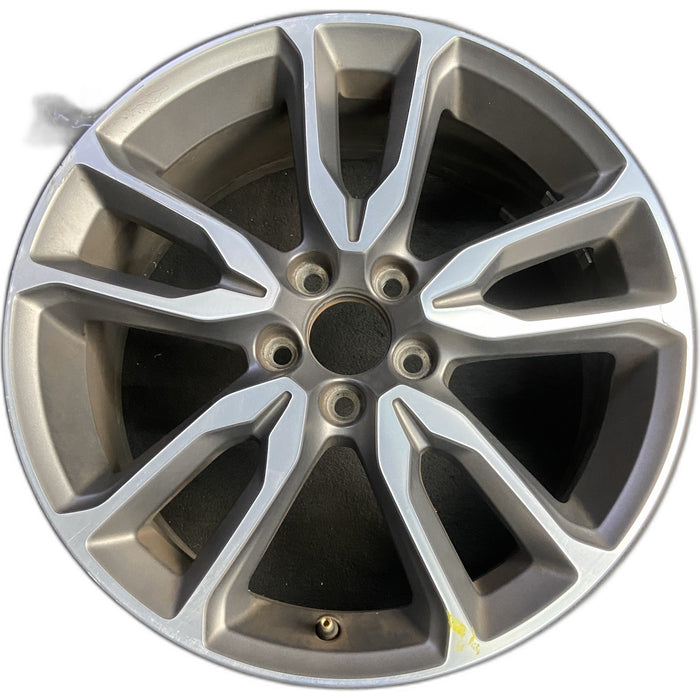 18" VOLVO S60 16-18 S60 Cross Country, 18x7.5 Original OEM Wheel Rim - MACHINED - Front View