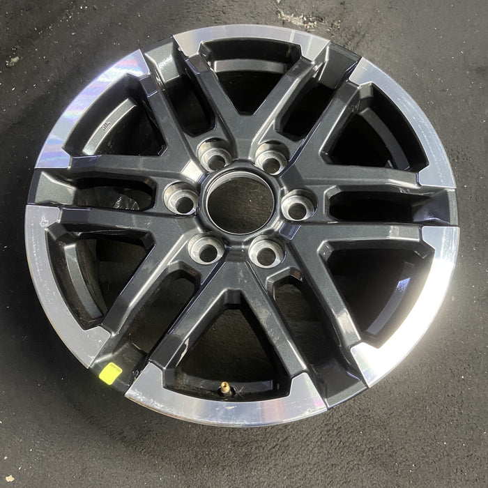 18" TACOMA 24-26 18x7.5, 6 Y spoke Original OEM Wheel Rim - MACHINED CHARCOAL - View 7