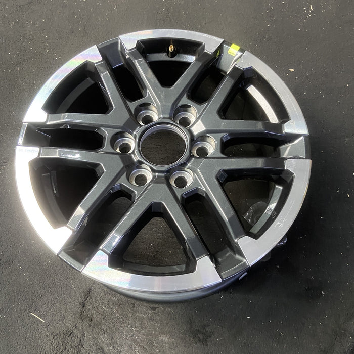 18" TACOMA 24-26 18x7.5, 6 Y spoke Original OEM Wheel Rim - MACHINED CHARCOAL - View 8