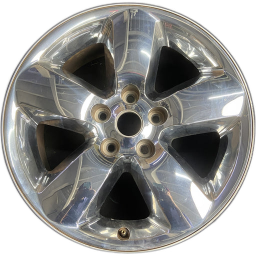 20" DODGE 1500 PICKUP 13 , 20x8, clad Original OEM Wheel Rim - CHROME - Front View