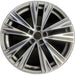 20" AUDI A6 19-20 20x8.5 Original OEM Wheel Rim - MACHINED GREY - Front View
