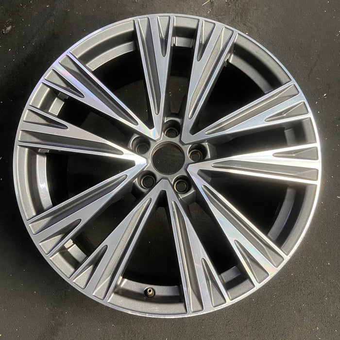 20" AUDI A6 19-20 20x8.5 Original OEM Wheel Rim - MACHINED GREY - Additional View