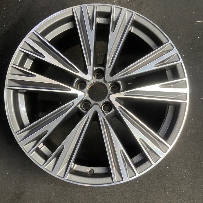 20" AUDI A6 19-20 20x8.5 Original OEM Wheel Rim - MACHINED GREY - Additional View