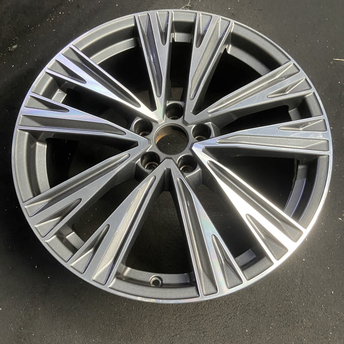 20" AUDI A6 19-20 20x8.5 Original OEM Wheel Rim - MACHINED GREY - View 7