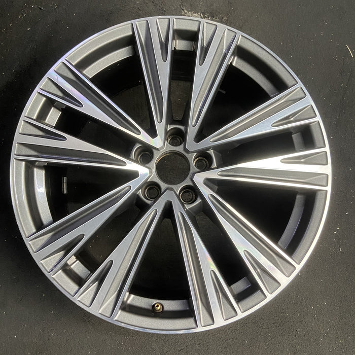 20" AUDI A6 19-20 20x8.5 Original OEM Wheel Rim - MACHINED GREY - Additional View