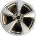 19" AUDI A5 20-22 19x8.5 , 5 spoke Original OEM Wheel Rim - MACHINED GREY - Front View