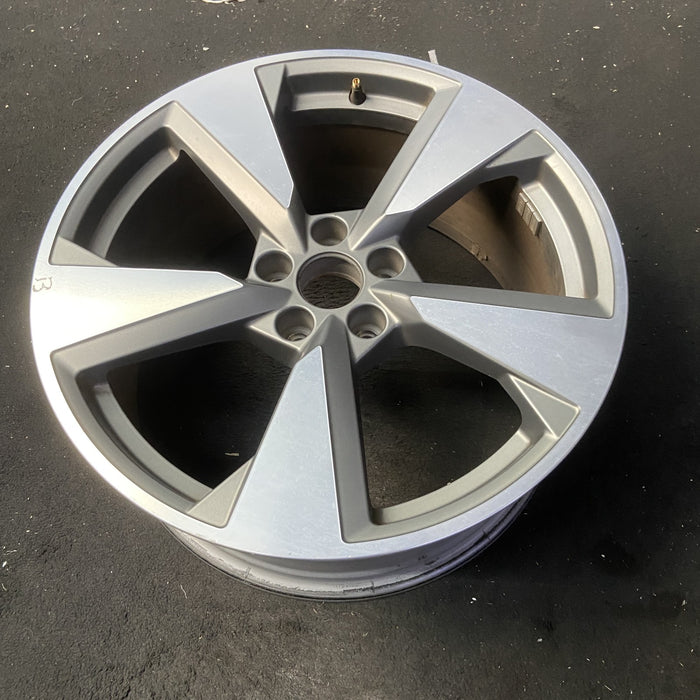 19" AUDI A5 20-22 19x8.5 , 5 spoke Original OEM Wheel Rim - MACHINED GREY - View 8