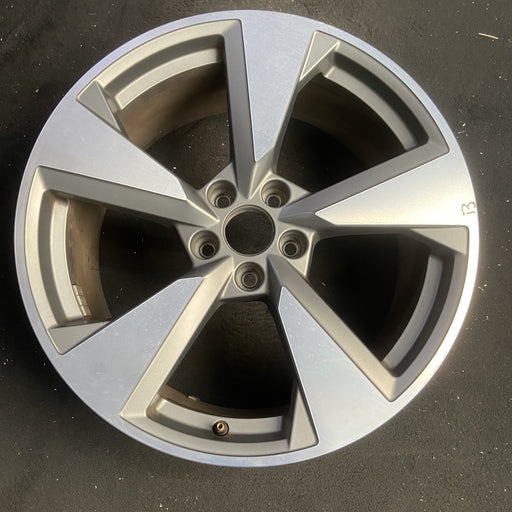 19" AUDI A5 20-22 19x8.5 , 5 spoke Original OEM Wheel Rim - MACHINED GREY - Additional View