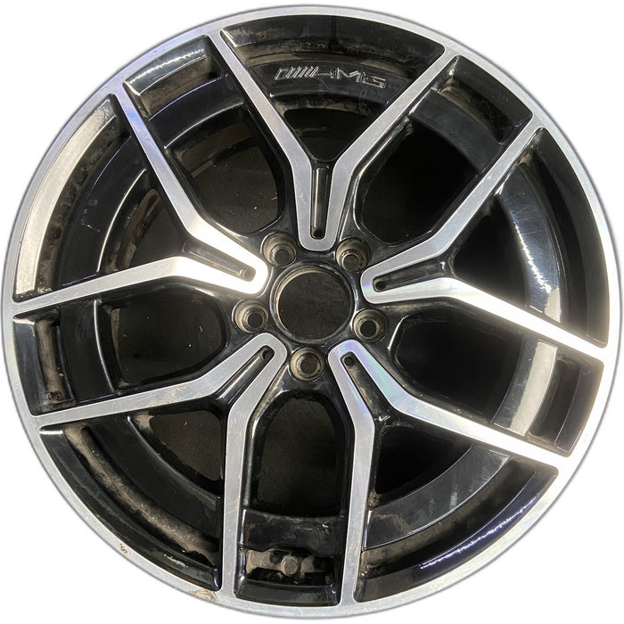 19" MERCEDES C-CLASS 22-24 206 Type , 19x9, 5 spoke, Y spoke Original OEM Wheel - Front View