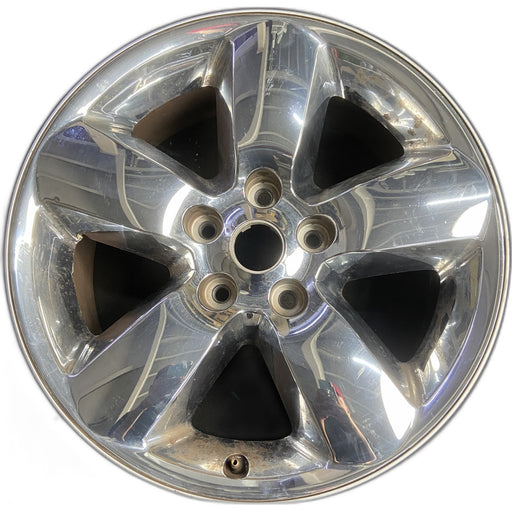 20" DODGE 1500 PICKUP 13 , 20x8, clad Original OEM Wheel Rim - CHROME - Front View