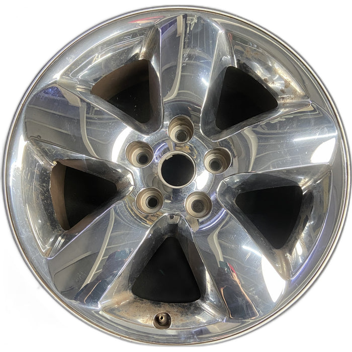 20" DODGE 1500 PICKUP 13 , 20x8, clad Original OEM Wheel Rim - CHROME - Front View