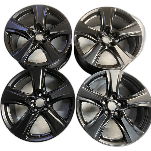 18" HIGHLANDER 20-25 18x8 , Original OEM Wheel Rim - BLACK - Front View