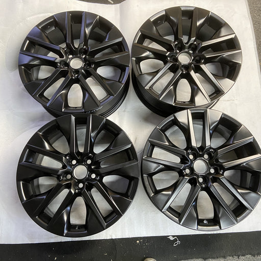 19" RAV4 19-20 19x7.5 , , inlay Original OEM Wheel Rim - BLACK - Additional View