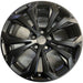 18" RAV4 22 18x7 , 5 spoke, split spoke, Original OEM Wheel Rim - BLACK - Front View