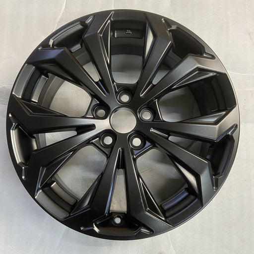 18" RAV4 22 18x7 , 5 spoke, split spoke, Original OEM Wheel Rim - BLACK - Additional View