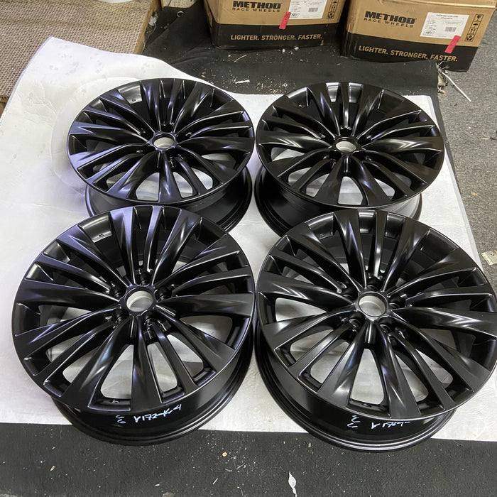 20" HIGHLANDER 20 20x8 , 15 spoke Original OEM Wheel Rim - BLACK - View 7